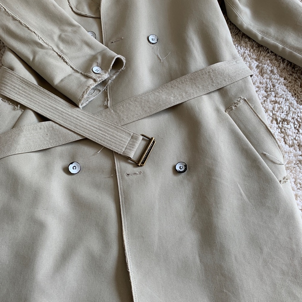 Rag and bone oxford tan Port trench coat xs - Picture 4 of 10